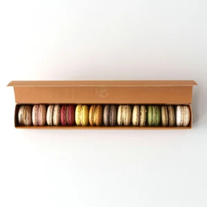 Caja macarons x12